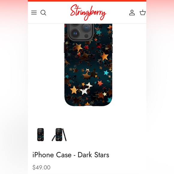 Other - Dark Stars iPhone  16pro max Case BNWOT